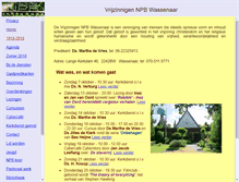 Tablet Screenshot of npbwassenaar.nl